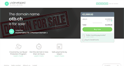 Desktop Screenshot of otb.ch